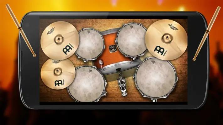 Real Drums Free android App screenshot 0