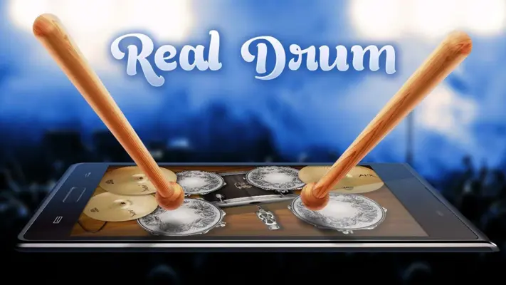 Real Drums Free android App screenshot 1